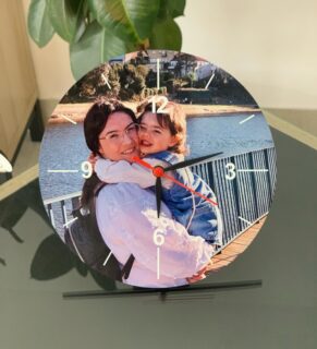 Relógio de Parede para Personalização 
Com 20cm de diâmetro.