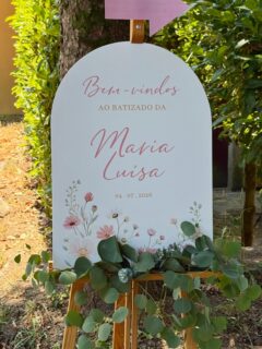 Placa Bem-vindos