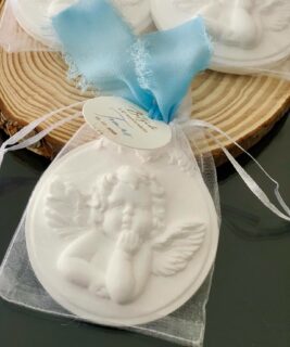 Anjinho em Gesso Perfumado para Lembrança de Batizado!